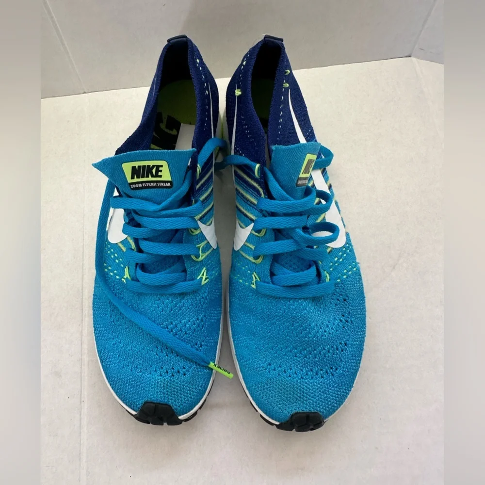 Nike Blue and White Running Shoes size 7